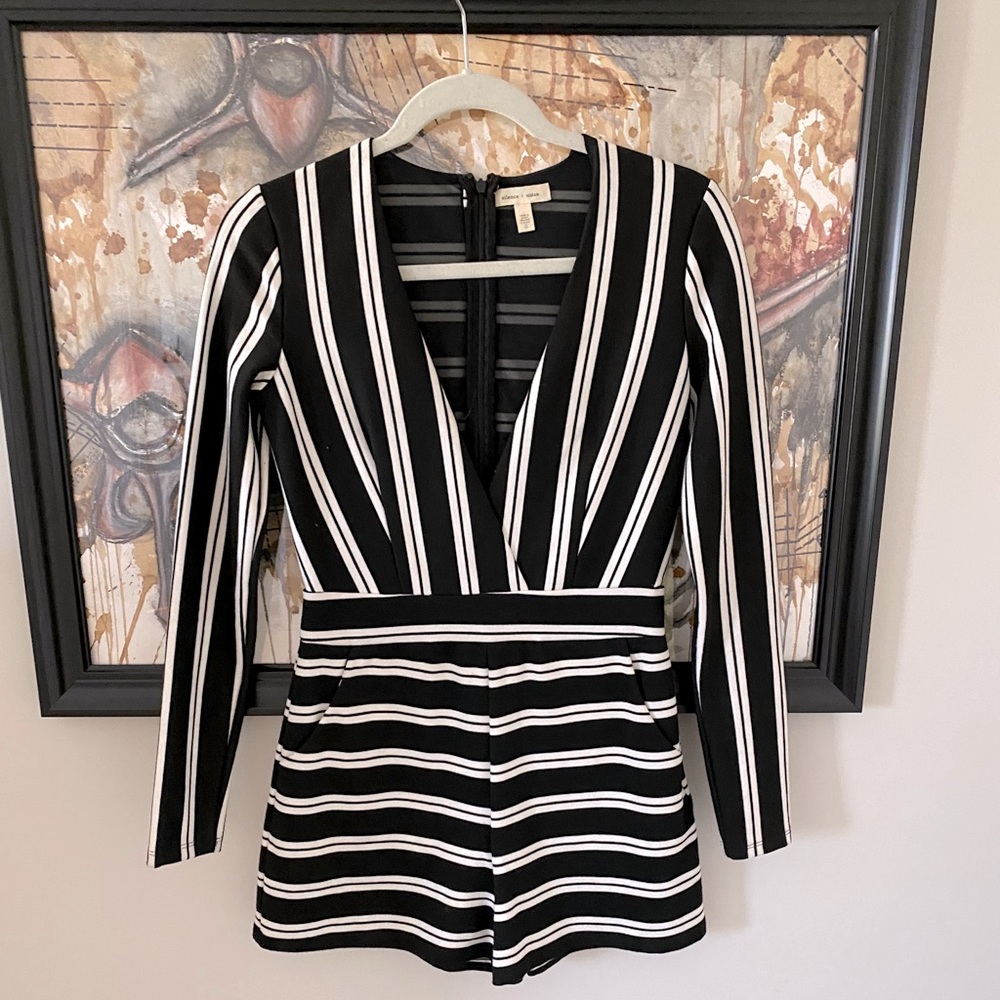 Silence + Noise Long Sleeve Romper